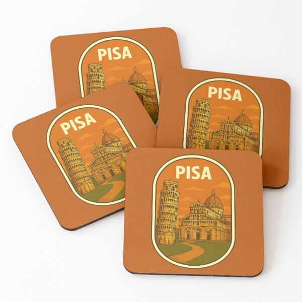 Artikelvorschau, Pisa Reise-Souvenir-Aufkleber entworfen und verkauft von rogue-design.