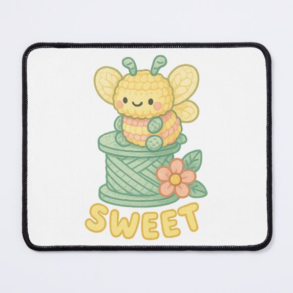 Item preview, Kawaii Amigurumi Bee – Pastel Crochet Plush designed and sold by FTS-Studio.