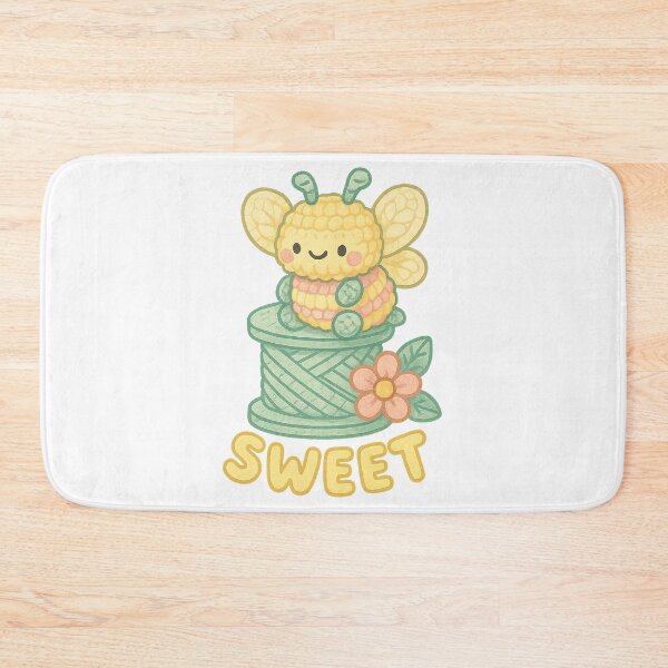 Item preview, Kawaii Amigurumi Bee – Pastel Crochet Plush designed and sold by FTS-Studio.