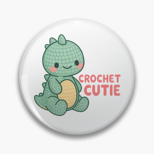 Item preview, Kawaii Amigurumi Dino – Pastel Crochet Plush designed and sold by FTS-Studio.