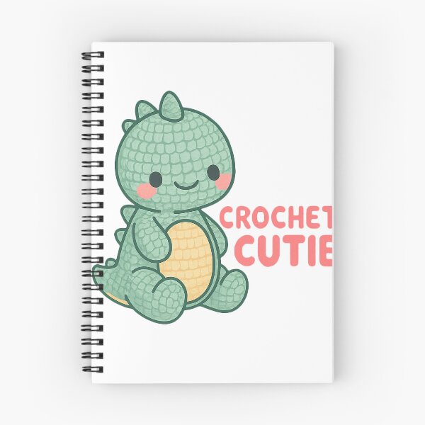 Item preview, Kawaii Amigurumi Dino – Pastel Crochet Plush designed and sold by FTS-Studio.