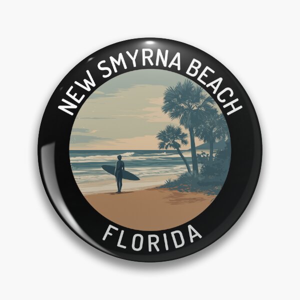 Item preview, New Smyrna Beach - Florida (with White Lettering) designed and sold by VelvetRoom.