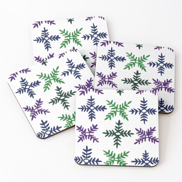 Item preview, Colorful Snowflake Pattern – Winter Holiday Design style 2 designed and sold by BulletKitty82.