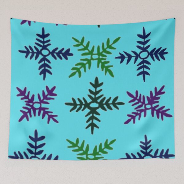 Item preview, Colorful Snowflake Pattern – Winter Holiday Design style 2 designed and sold by BulletKitty82.