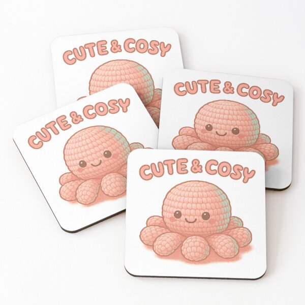 Item preview, Kawaii Amigurumi Octopus – Pastel Crochet Plush designed and sold by FTS-Studio.