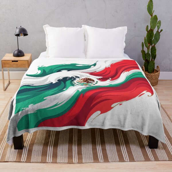 Item preview, mexican flag Abstract Flag Vibes designed and sold by Uglyandcute.