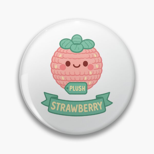 Item preview, Kawaii Amigurumi Strawberry – Pastel Crochet Plush designed and sold by FTS-Studio.