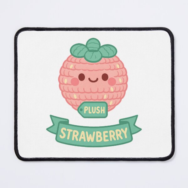 Item preview, Kawaii Amigurumi Strawberry – Pastel Crochet Plush designed and sold by FTS-Studio.