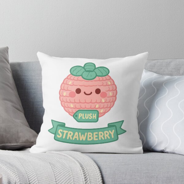 Item preview, Kawaii Amigurumi Strawberry – Pastel Crochet Plush designed and sold by FTS-Studio.