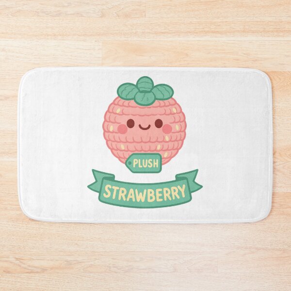 Item preview, Kawaii Amigurumi Strawberry – Pastel Crochet Plush designed and sold by FTS-Studio.