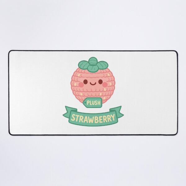 Item preview, Kawaii Amigurumi Strawberry – Pastel Crochet Plush designed and sold by FTS-Studio.