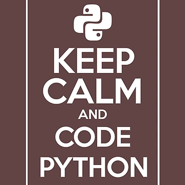 Artwork thumbnail, Keep Calm And Code Python light by Caldofran