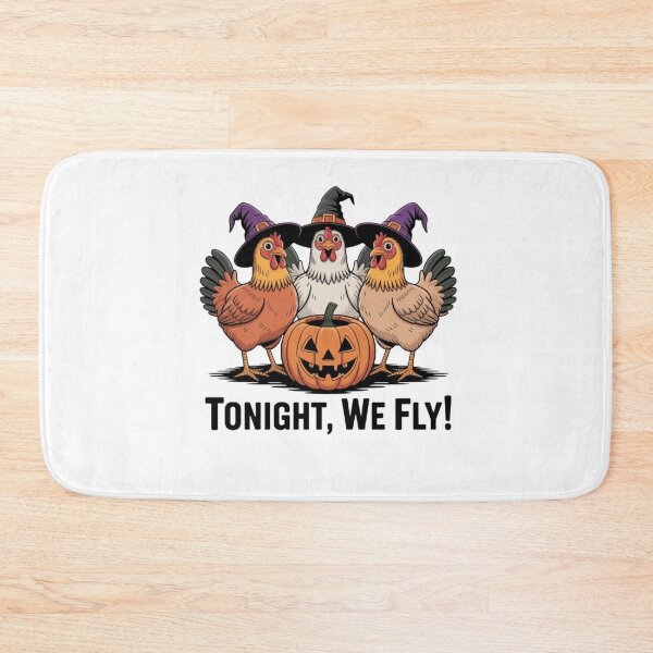 Item preview, Tonight We Fly Halloween Chicken designed and sold by BHMARTS.