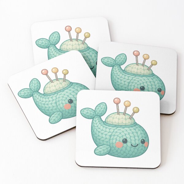 Item preview, Kawaii Amigurumi Whale – Pastel Crochet Plush designed and sold by FTS-Studio.