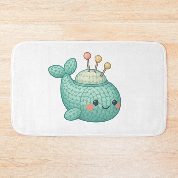 Item preview, Kawaii Amigurumi Whale – Pastel Crochet Plush designed and sold by FTS-Studio.