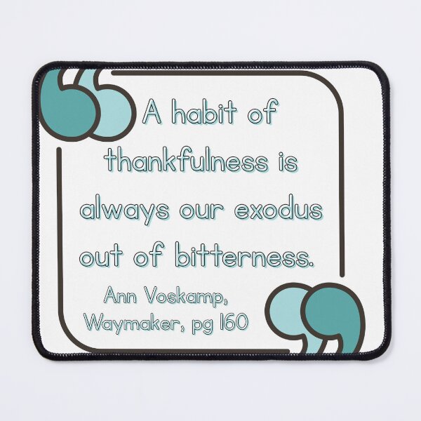Item preview, Habit of Thankfulness - Ann Voskamp Quote designed and sold by stella literarium.