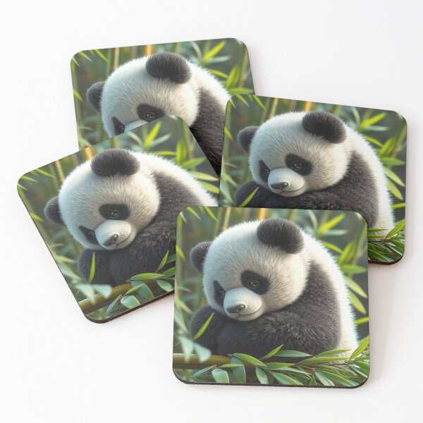 Item preview, Realistic and Adorable Panda 3D designed and sold by artsdesignpro.