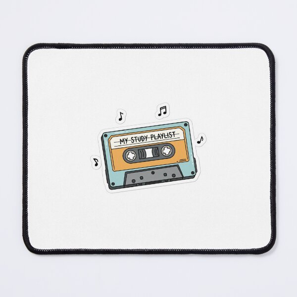 Item preview, “My Study Playlist” Cassette Tape Sticker designed and sold by The Vibe.