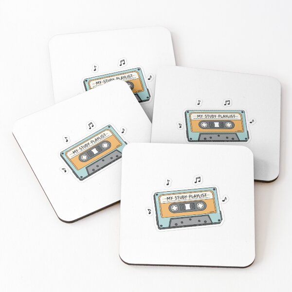 Item preview, “My Study Playlist” Cassette Tape Sticker designed and sold by The Vibe.