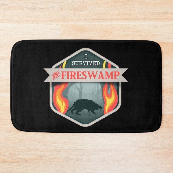 Item preview, I Survived the Fireswamp Merit Badge designed and sold by ninthstreet.