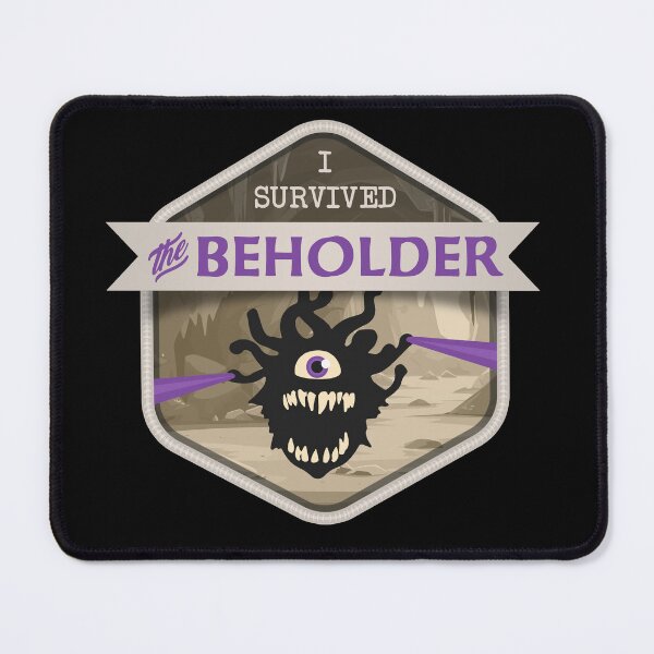 Item preview, I Survived the Beholder Merit Badge designed and sold by ninthstreet.