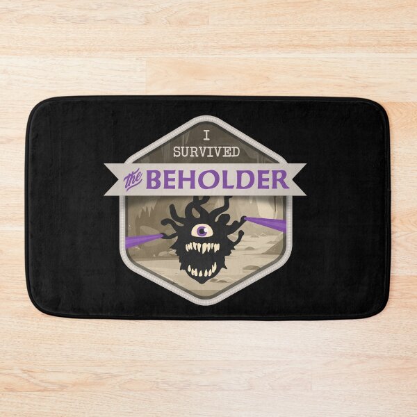 Item preview, I Survived the Beholder Merit Badge designed and sold by ninthstreet.
