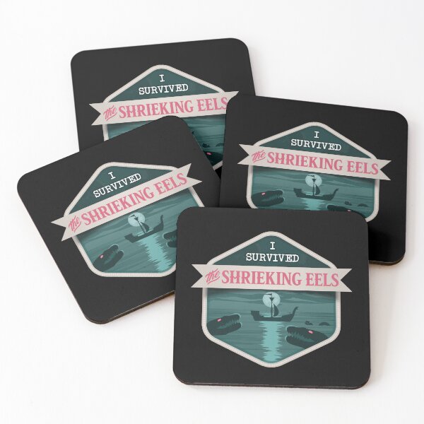 Item preview, I Survived the Shrieking Eels Merit Badge designed and sold by ninthstreet.