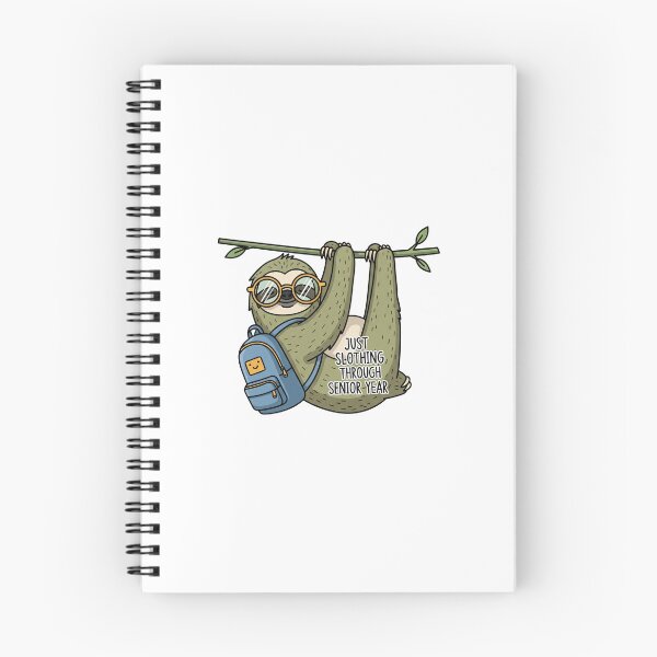 Item preview, Cool Sloth “Slothing Through Senior Year” Sticker designed and sold by The Vibe.