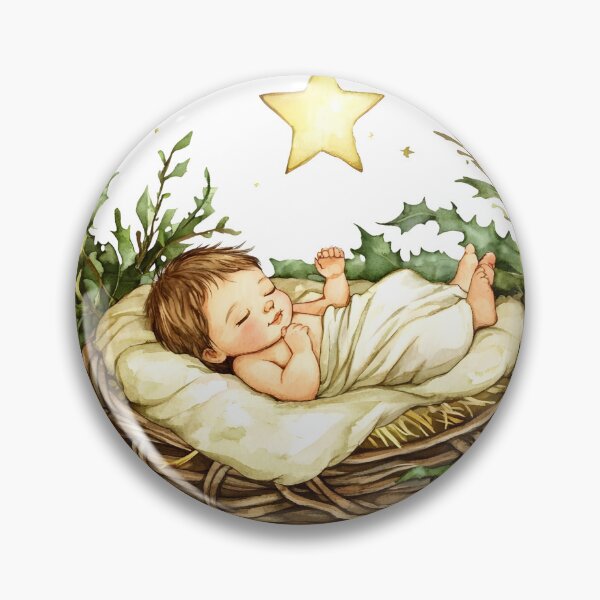 Item preview, Nativity Scene Christmas Jesus in Manger in Bethlehem designed and sold by tanabe.