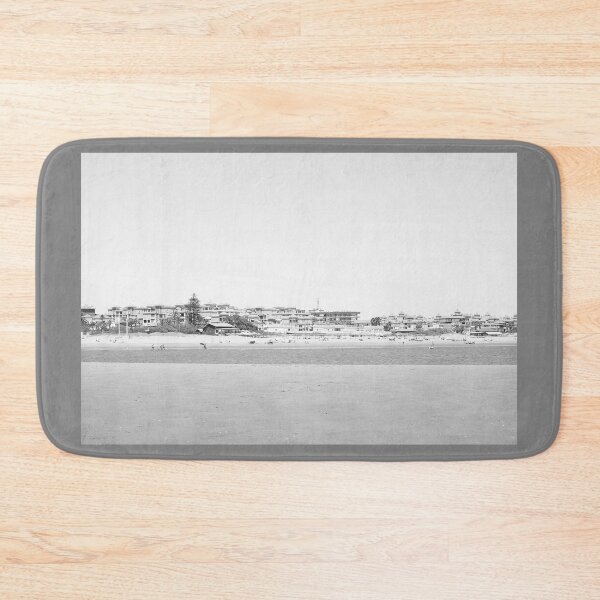 Item preview, Monochrome Beachfront Ayamonte Spain designed and sold by eddiebarronshop.
