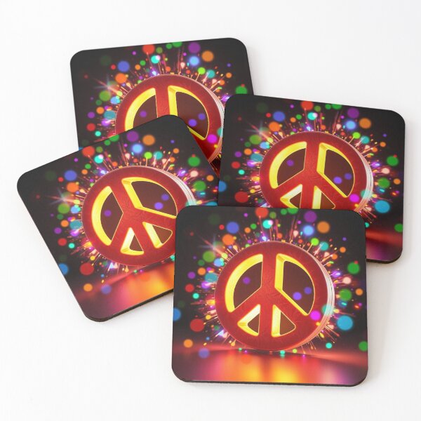 Item preview, Peace & Love Symbol 3D Realistic designed and sold by artsdesignpro.