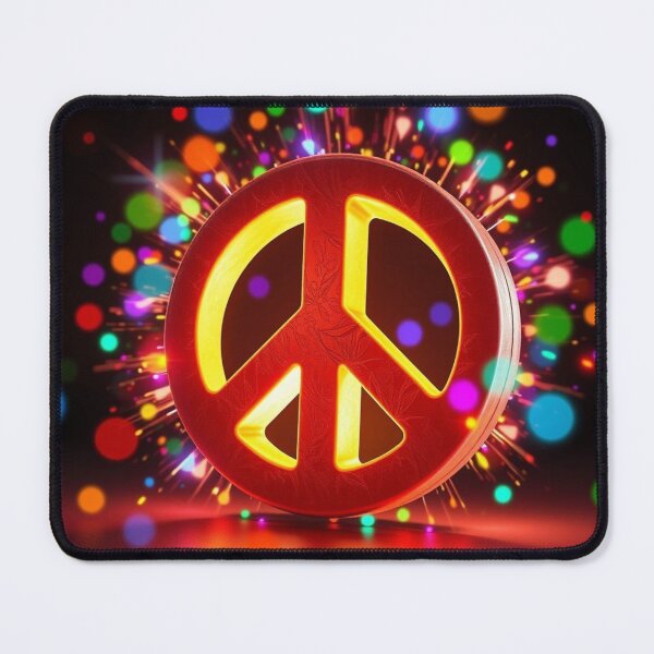 Item preview, Peace & Love Symbol 3D Realistic designed and sold by artsdesignpro.