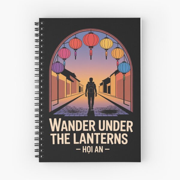 Item preview, Wander Under the Lanterns – Hoi An Vietnam Travel T-Shirt & Sticker designed and sold by Timeless Design.