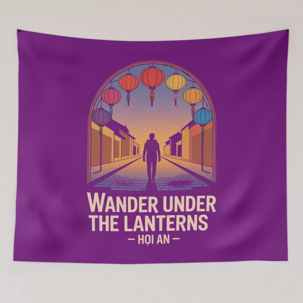 Item preview, Wander Under the Lanterns – Hoi An Vietnam Travel T-Shirt & Sticker designed and sold by Timeless Design.