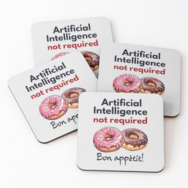 Item preview, Doughnuts Bon Appétit - Artificial Intelligence Not Required. designed and sold by MPC-Mince-Pies.