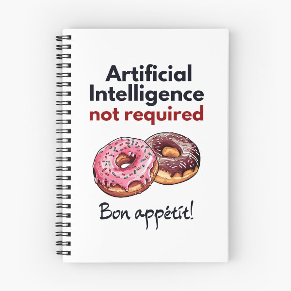 Item preview, Doughnuts Bon Appétit - Artificial Intelligence Not Required. designed and sold by MPC-Mince-Pies.