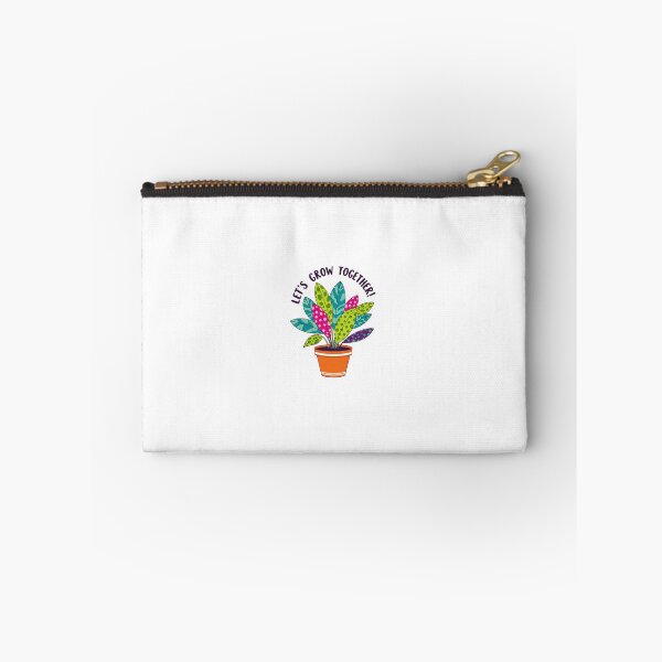Item preview, Funky Plant “Let’s Grow Together” Sticker designed and sold by The Vibe.