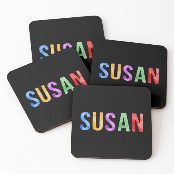 Item preview, Susan Name Bright Colors designed and sold by Jeallan Designs.