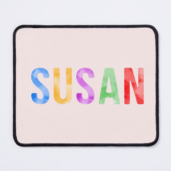 Item preview, Susan Name Bright Colors designed and sold by Jeallan Designs.