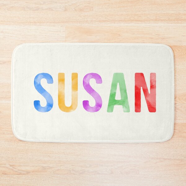 Item preview, Susan Name Bright Colors designed and sold by Jeallan Designs.