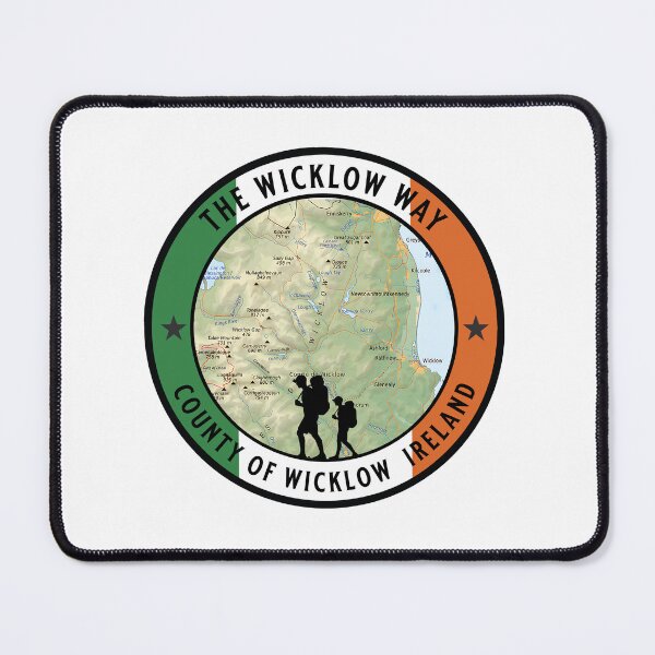 Item preview, WICKLOW WAY -IRELAND-routemap. Sticker, shirt and more designed and sold by designkb.