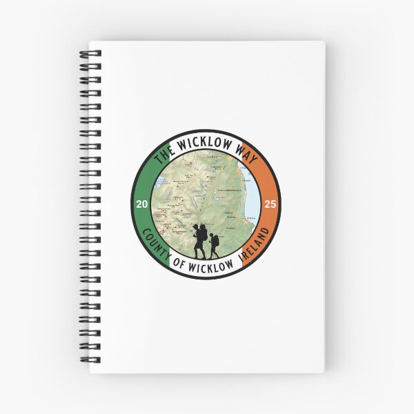 Item preview, WICKLOW WAY 2025-IRELAND-routemap. Sticker, shirt and more designed and sold by designkb.