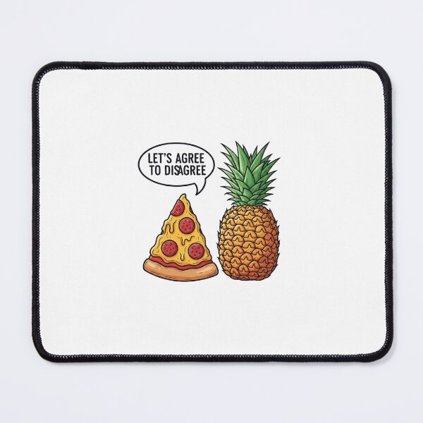 Item preview, Pizza vs Pineapple “Agree to Disagree” Sticker designed and sold by The Vibe.