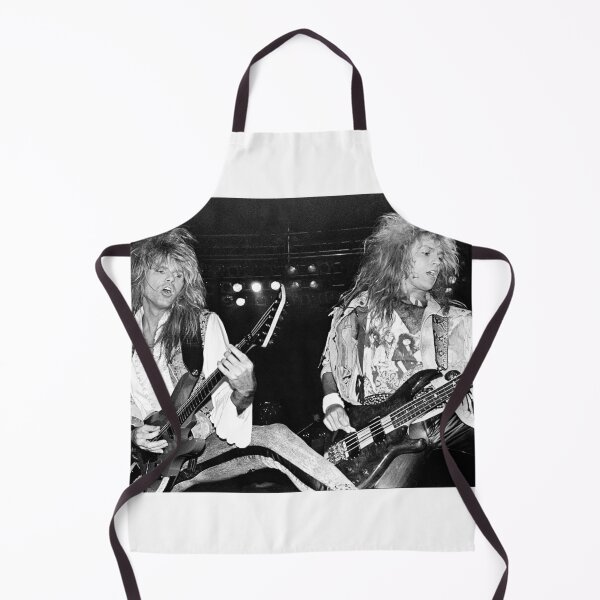 Item preview, Adrian Vandenberg and Rudy Sarzo - Whitesnake - BW Photograph designed and sold by ConcertImages.