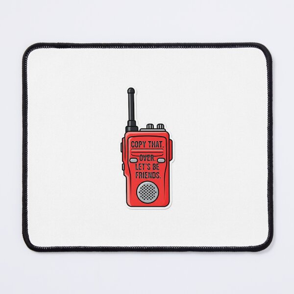 Item preview, Walkie-Talkie “Copy That, Let’s Be Friends” Sticker designed and sold by The Vibe.