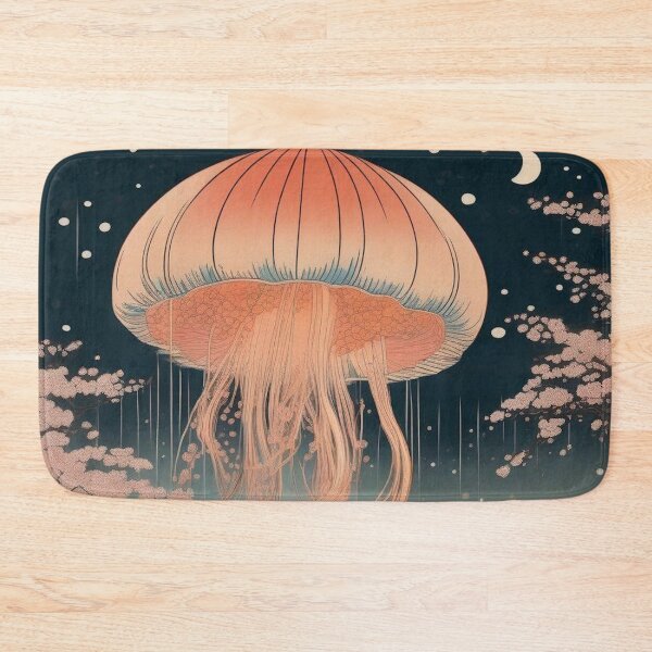Item preview, Floating Jellyfish Spirits – Traditional Japanese Myth Design designed and sold by Vandy Fullam.