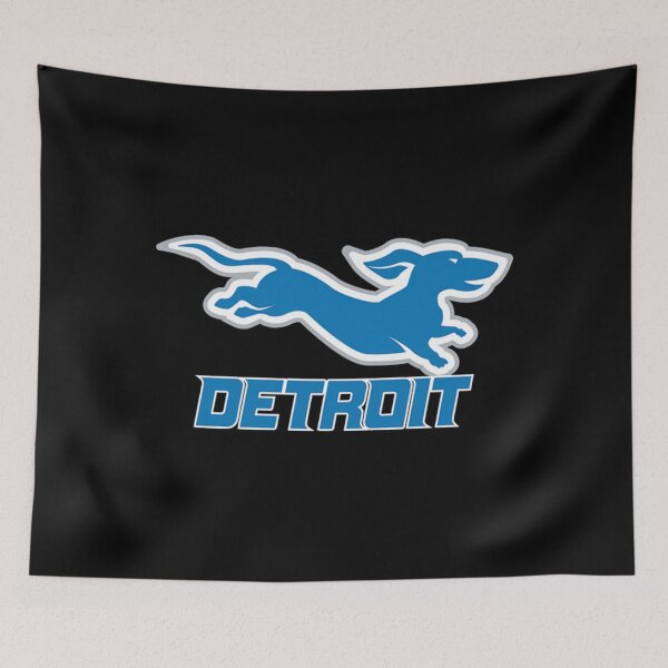 Item preview, Detroit Lions - Dachshund designed and sold by nhaqnvenv.