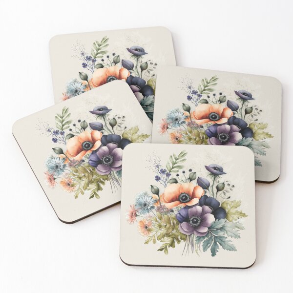 Item preview, Watercolor Flowers - Elegant Flower Design designed and sold by Piralez.