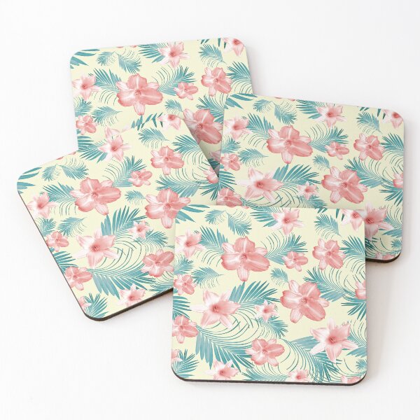 Item preview, Tropical Flowers Palm Leaves Finesse #7 #tropical #decor #art designed and sold by Anita's & Bella's Art.