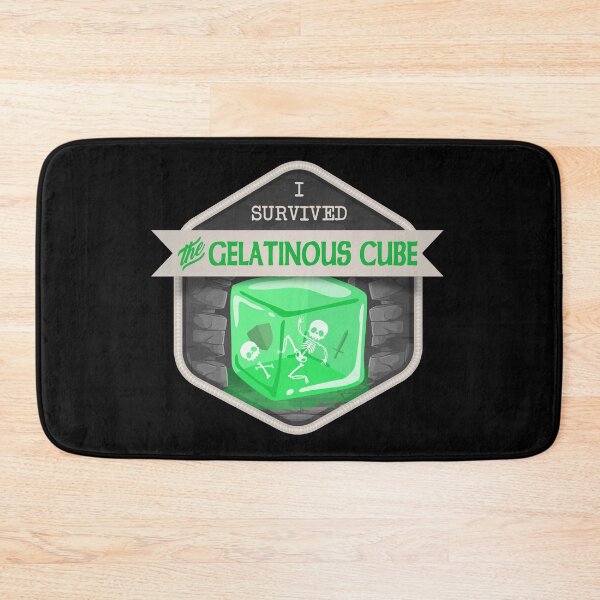 Item preview, I Survived the Gelatinous Cube Merit Badge designed and sold by ninthstreet.